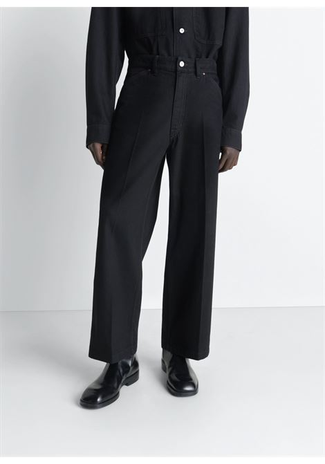 pantaloni wide uomo neri LEMAIRE | PA1306 LD1071BK999